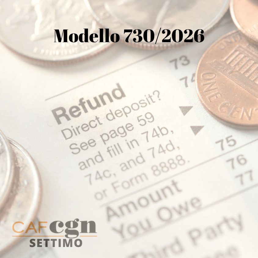 Modello 730/2026